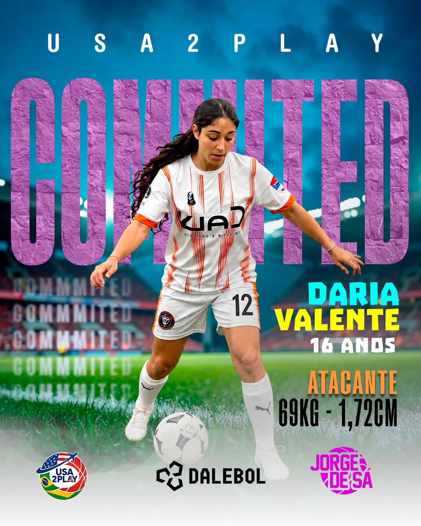 Daria Valente, committed